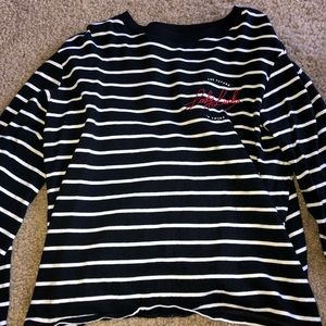 Striped long sleeve tee